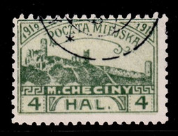 POLAND 1919 Checiny 4 HAL Used Perf - Varietà E Curiosità