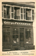 Auxerre * Devanture Fourreur GEORGES 4 Rue Paul Bert * Réparation Tannage Naturalisation Taxidermiste * Commerce Magasin - Auxerre