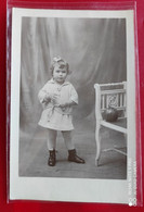 CARTE PHOTO ENFANT VIEUX JOUET BALLE - Andere & Zonder Classificatie