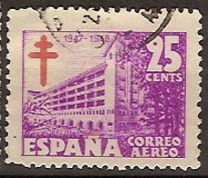 España U 1019 (o) Franco. 1947 - 1931-50 Oblitérés