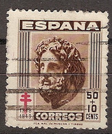 España U 1042 (o) Tuberculosos. 1948 - 1931-50 Oblitérés