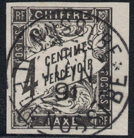 TAXE - N°4 BORD DE FEUILLE - CACHET A DATE - NOSSI-BE - ILE DE NOSSI-BE - 8 JUIN 1894 - COTE 90€ - SUPERBE AVEC CHARNIER - Portomarken