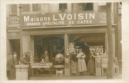Lyon * 3ème * Carte Photo * Devanture Façade Maison L. VOISIN , Grande Spécialité De Cafés * Commerce Magasin - Lyon 3