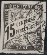 TAXE - N°7 - CACHET A DATE - FORT DE FRANCE - MARTINIQUE - COTE 25€. - Taxe