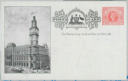 74111 - AUSTRALIA Victoria - POSTAL HISTORY - Picture STATIONERY CARD - HG # 31 - Brieven En Documenten