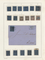 Oldenburg - Marken Und Briefe: 1852/1867, Kleine Sammlung Auf Albumblättern X/gest. Mit Einigen Bele - Oldenbourg