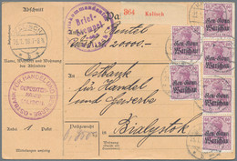 Deutsche Besetzung I. WK: Deutsche Post In Polen: 1917/1918, Partie Von 19 Briefen Und Karten, Etwas - Occupation 1914-18