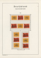 DDR - Zusammendrucke: 1963/1969, Postfrische Sammlung Auf Leuchtturm-Falzlos-Vordruckblättern, Dabei - Se-Tenant