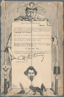 Ansichtskarten: Künstler / Artists: 1903/10, Bestand Von über 90 Politischen Künstler-Karikatur-Kart - Non Classés