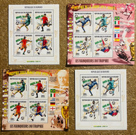 Stamps Minisheets & Sheetlets Football Worldcup Brasil 2014 Burundi Perf. - 2014 – Brasil