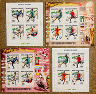 Stamps Minisheets & Sheetlets Football Worldcup Brasil 2014 Burundi Imperf. - 2014 – Brazil