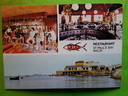 Restaurant St Paul 's Bay MALTA MALTE, Bar , Gillieru Lounge , Timbre Commonwealth,  TB - Malta