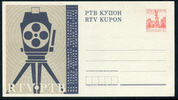 YUGOSLAVIA 1971 Television Lottery 0.50 D. Postal Stationery Card Unused.  Michel  FLP 1 - Interi Postali