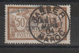 Maroc 1902-1903 Merson Surchargé 15 Oblit. Used - Gebraucht