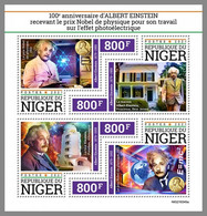 NIGER 2021 MNH Albert Einstein Nobelpreisträger M/S - OFFICIAL ISSUE - DHQ2139 - Albert Einstein