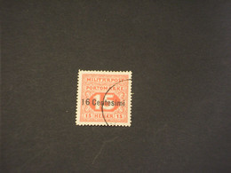 OCCUPAZIONE AISTRIACA - SEGNATASSE -1918 CIFRA 16su15 - TIMBRATO/USED - Austrian Occupation