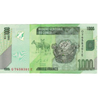 Billet, Congo Democratic Republic, 1000 Francs, 2013, 2013-06-30, KM:101b, NEUF - République Du Congo (Congo-Brazzaville)