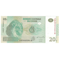 Billet, Congo Republic, 20 Francs, 2003, 2003-06-30, NEUF - Repubblica Del Congo (Congo-Brazzaville)