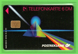 X 12 05.93 Telefonkarte 6 DM Prisma Ungebraucht Auflage 12000 - X-Series : Publicitaires - D. Postreklame
