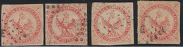 COLONIES GENERALES - AIGLE IMPERIAL - N°5 - ENSEMBLE DE 4 TIMBRES. - Águila Imperial