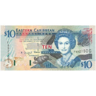 Billet, Etats Des Caraibes Orientales, 10 Dollars, Undated (2000), KM:38g, NEUF - Oostelijke Caraïben