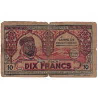Billet, Algeria, 10 Francs, 1943, 1943, B+ - Algérie