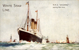 Schip - White Star Line - RMS Oceanic New York - - 1913 - Non Classés