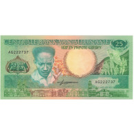 Billet, Surinam, 25 Gulden, 1988, 1988-01-09, KM:132a, NEUF - Surinam