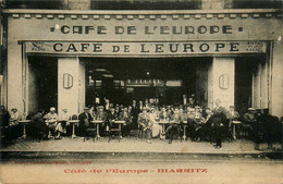 Biarritz * Devanture Façade Café De L'europe * Bar Buvette - Biarritz