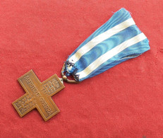 Delcampe - Croce Al Merito Di Guerra V.E. Italiana 2gm Originale - Italy