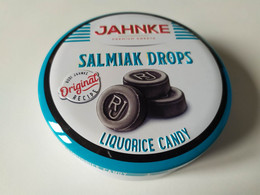 Alt1177 Scatola In Latta Caramelle Liquirizia Sweeties Metal Box Salmiak Drops Liquorice Candy - Scatole