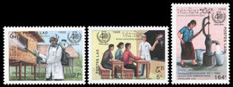 Laos 1988 - Yt 850/852 ; Mi 1088/90 ; Sn 867/869 (**) World Health Organization - Laos