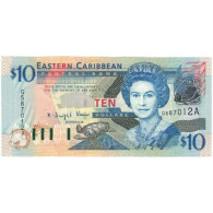 Billet, Etats Des Caraibes Orientales, 10 Dollars, Undated (2000), KM:38a, NEUF - East Carribeans