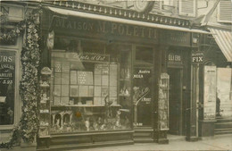 Lyon * Carte Photo * Devanture Façade Maison POLETTI , MONDET Successeur * Horlogerie Bijouterie Commerce Magasin - Other & Unclassified