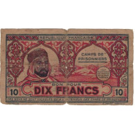 Billet, Algeria, 10 Francs, 1943, 1943, B+ - Algerije