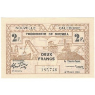 Billet, Nouvelle-Calédonie, 2 Francs, 1943, 1943-03-29, KM:56a, SPL - Nouvelle-Calédonie 1873-1985