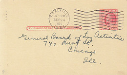 98710- BENJAMIN FRANKLIN POSTCARD STATIONERY, 1954, USA - 1941-60