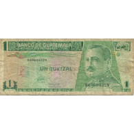 Billet, Guatemala, 1 Quetzal, 1993, 1993-10-27, KM:87a, TB - Guatemala