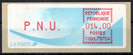 Frankreich France ATM Stamps LSA C001.75724 Paris 124 / Michel 9.9 B / PNU 14,00 ** / Distributeurs Automatenmarken - 1988 Type « Comète »