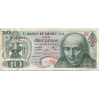 Billet, Mexique, 10 Pesos, 1975, 1975-05-15, KM:63h, TTB - Mexico