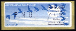 Frankreich France ATM Stamps LSA C001.77468 Torcy / Michel 11 F.3 E / PNU 14,00 ** /  Distributeurs Automatenmarken - 1990 Type « Oiseaux De Jubert »