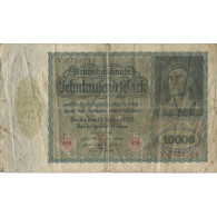 Billet, Allemagne, 10,000 Mark, 1922, 1922-01-19, KM:70, TB - 10000 Mark