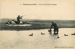 Noyelles Sur Mer * Une Hutte En Baie De Somme * Chasse Chasseurs Canards - Noyelles-sur-Mer