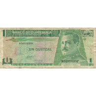 Billet, Guatemala, 1 Quetzal, 1993, 1993-10-27, KM:87a, TB+ - Guatemala