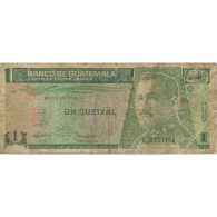 Billet, Guatemala, 1 Quetzal, 1992, 1992-07-16, KM:80, TB - Guatemala