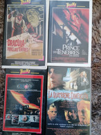 4 VHS LE PRINCE DES TENEBRES, OUTLAND, Dracula Et La 4eme Dimension TB ETAT - Horreur