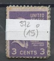 Etats Unis - Vereinigte Staaten - USA Lot 1938 Y&T N°372 - Michel N°415 (o) - Lot De 15 Timbres - Tiras Cómicas & Múltiples