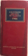 Calendario Atlante DeAgostini 1986 - Histoire, Philosophie Et Géographie