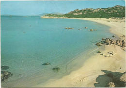 AA1674 Olbia (Sassari) - Spiaggia Li Cuncheddi - Panorama / Viaggiata 1988 - Olbia