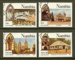 NAMIBIA, 1996,  C.T.O. Used Stamp(s), Catholic Churches,  Nr(s) 808-811, Scan Number #7199 - Namibia (1990- ...)